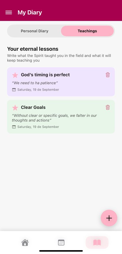 Personal journal and eternal lessons