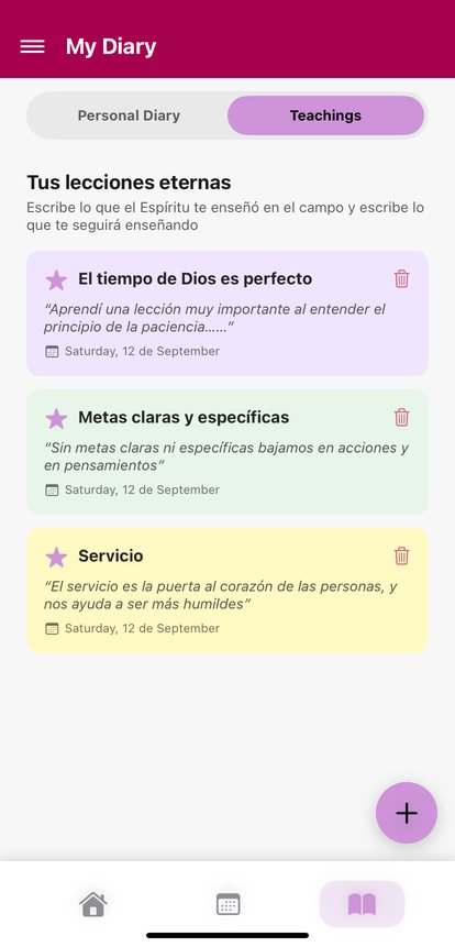 Diario personal y lecciones eternas